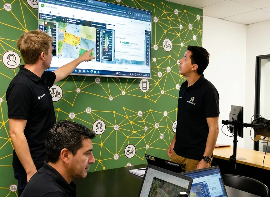Análisis y planificación de campaña con agricultura de precisión John Deere