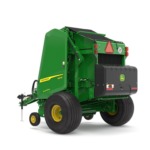 Rear left facing 461M Round Baler on a white background