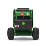 Rear facing 461M Round Baler on a white background