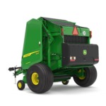 Rear left facing 561M Round Baler on a white background