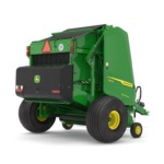 Rear right facing 561M Round Baler on a white background