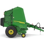 Right facing 561M Round Baler on a white background