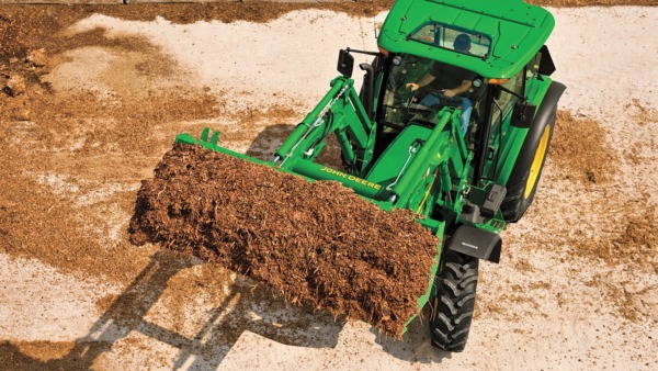 Field image of a front-end loader